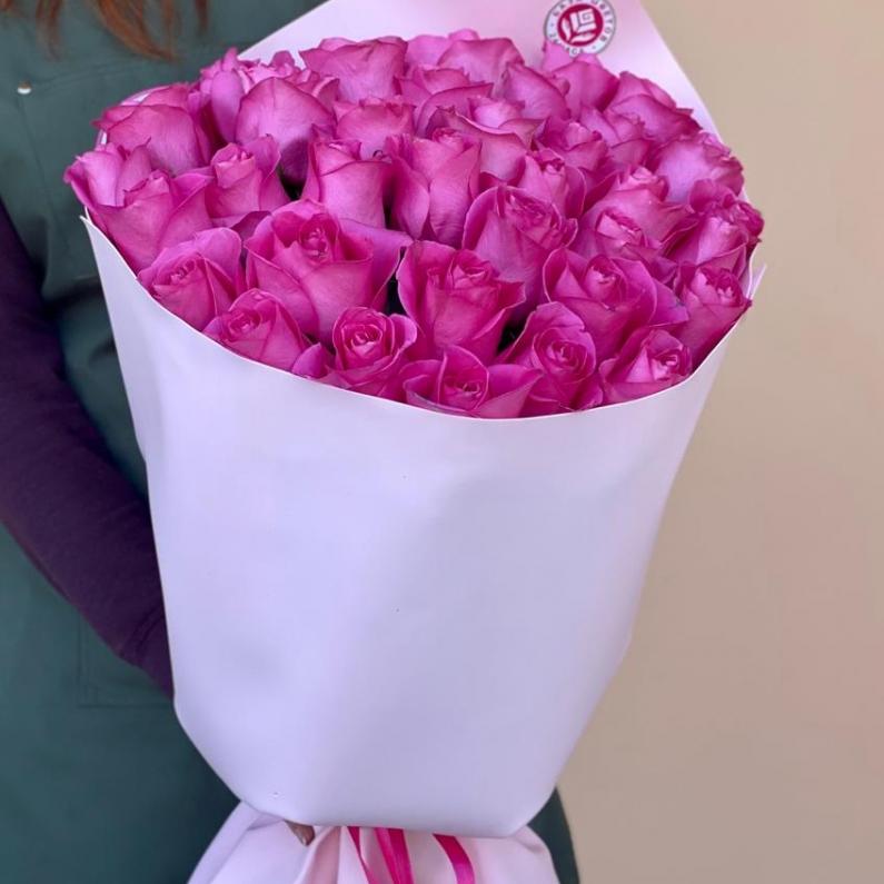 Букеты из розовых роз 70 см (Эквадор) [артикул букета - 200200vld]