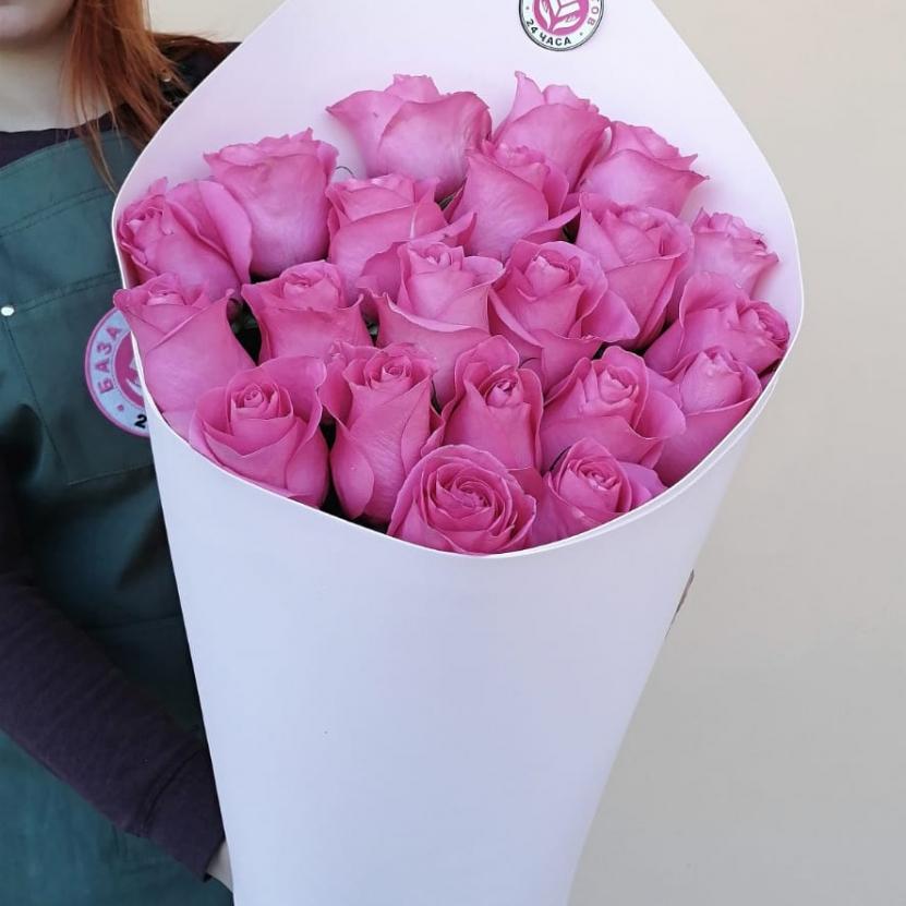 Букеты из розовых роз 70 см (Эквадор) [артикул букета - 200200vld]