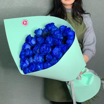 Букеты из синих роз (Эквадор) (Артикул  201250vlad)