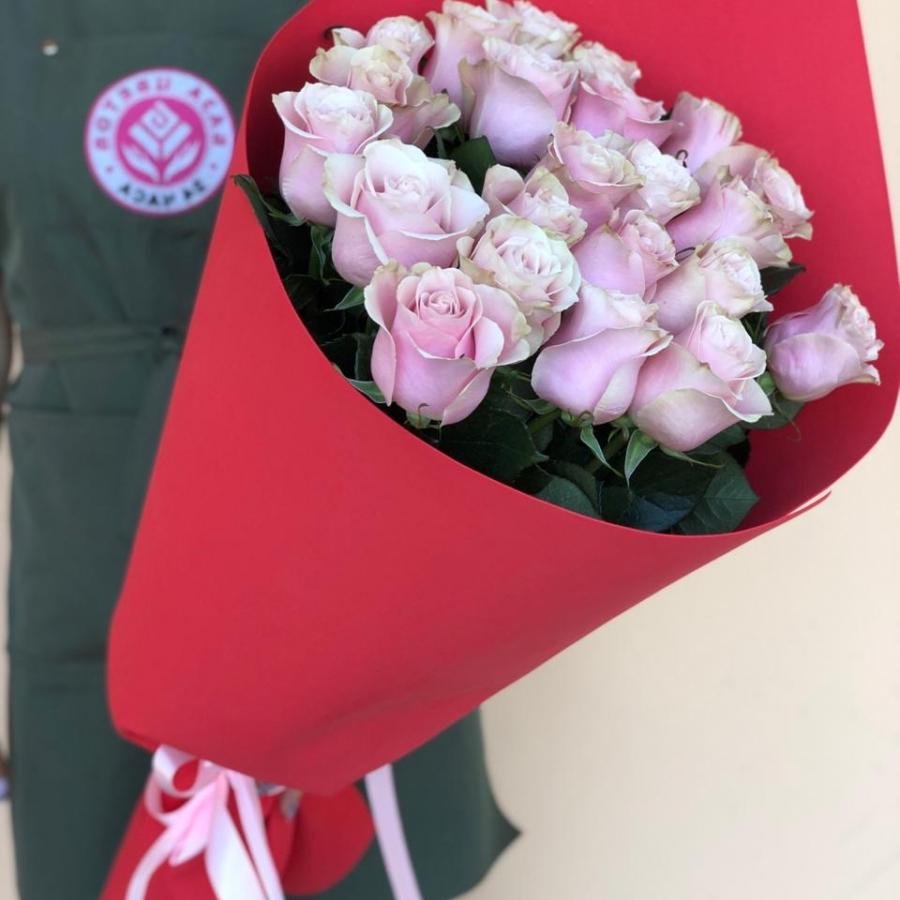 Букеты из розовых роз 80 см (Эквадор) Артикул   212275