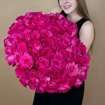 Букет из розовых роз 75 шт. (40 см) (артикул  94325)